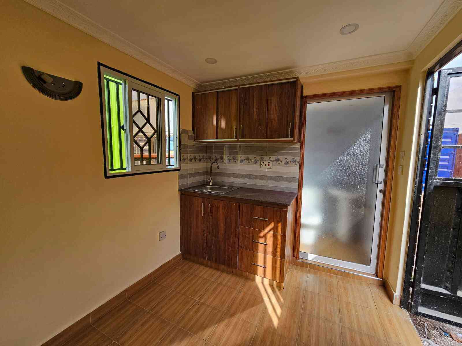 Bedsitter interior